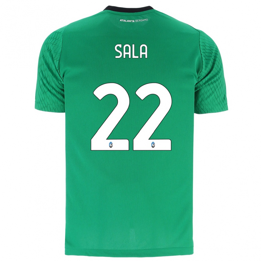 נשים כדורגל לורנצו סאלה #22 ירוק אזמרגד חולצת שוער 2025/26