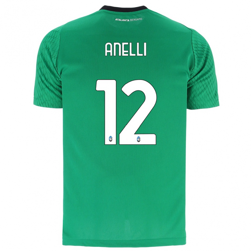 נשים כדורגל Alessandro Anelli #12 ירוק אזמרגד חולצת שוער 2025/26