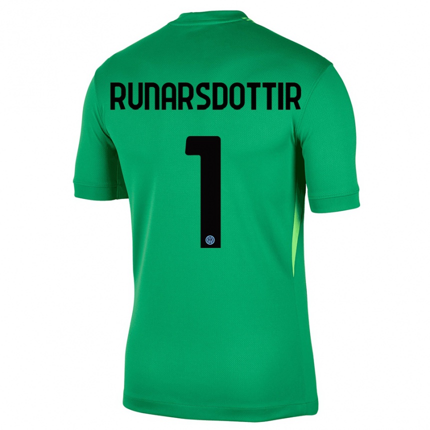 נשים כדורגל ססיליה ראן רונארסדוטיר #1 ירוק בהיר שחור חולצת שוער 2025/26