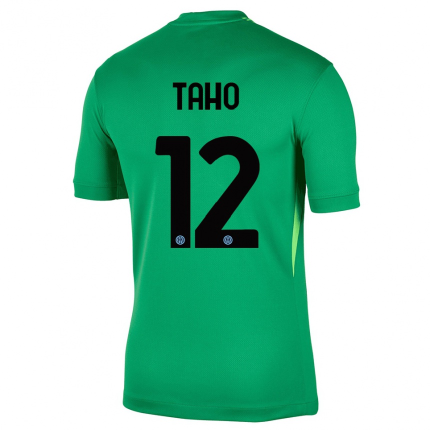 נשים כדורגל אליין טאהו #12 ירוק בהיר שחור חולצת שוער 2025/26