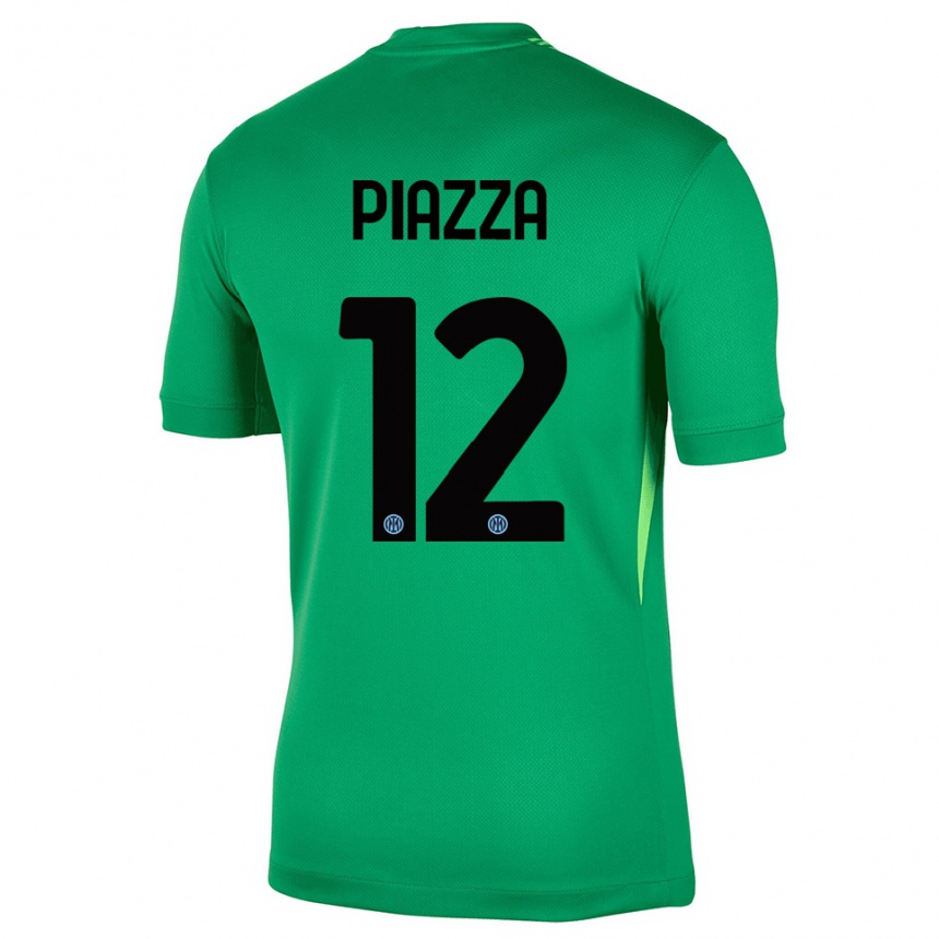 נשים כדורגל אלסיה פיאזה #12 ירוק בהיר שחור חולצת שוער 2025/26