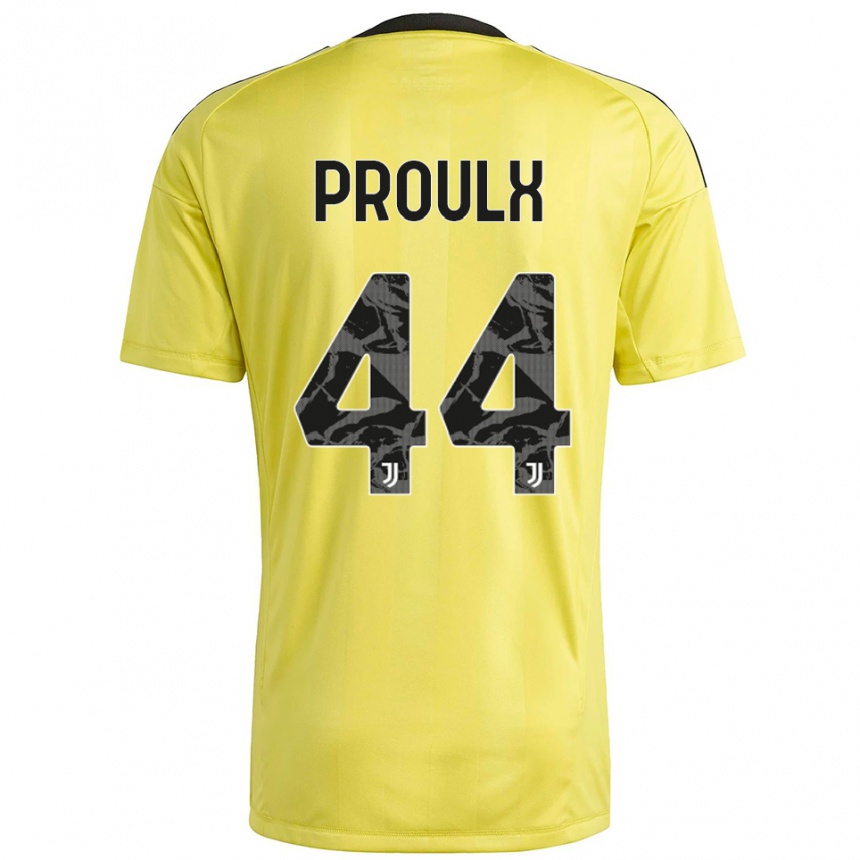 נשים כדורגל ליסיאן פרולקס #44 לבן צהוב חולצת שוער 2025/26