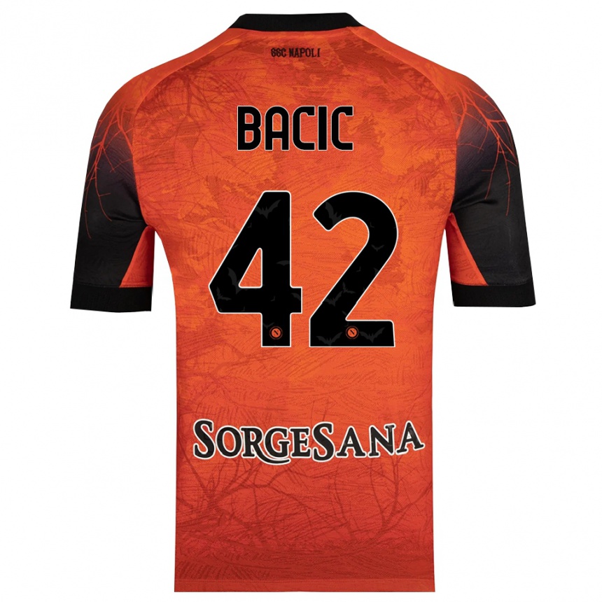 נשים כדורגל דוריס באצ׳יץ׳ #42 שחור אדום כתום חולצת שוער 2025/26