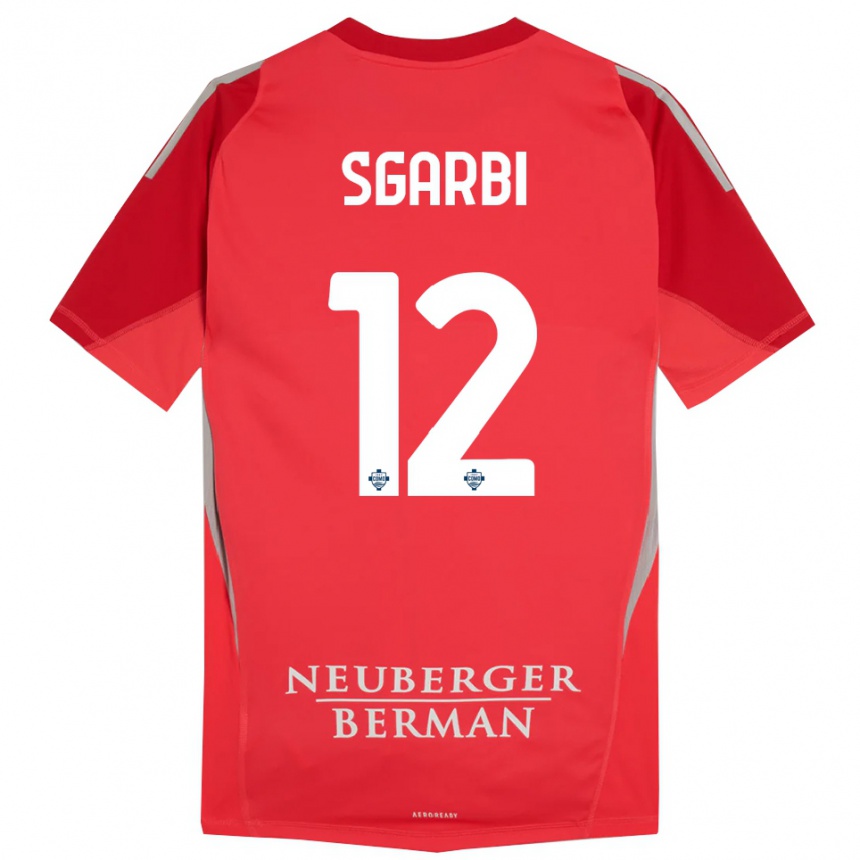 נשים כדורגל דילן סגארבי #12 אפור אדום חולצת שוער 2025/26