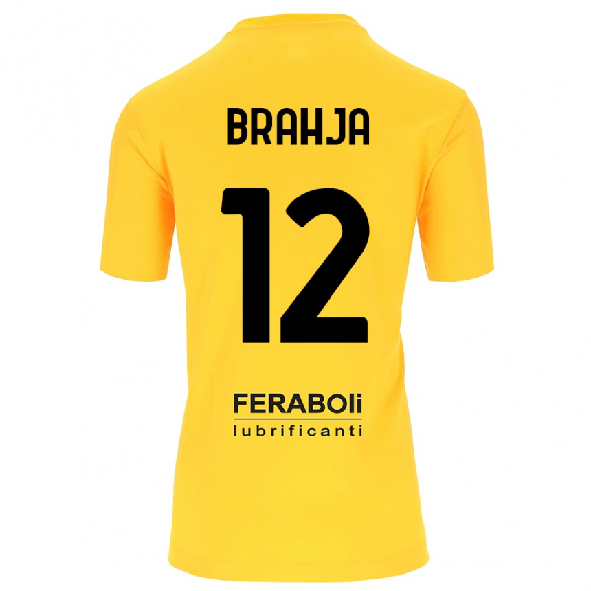 נשים כדורגל תומס ברה #12 שחור צהוב חולצת שוער 2025/26