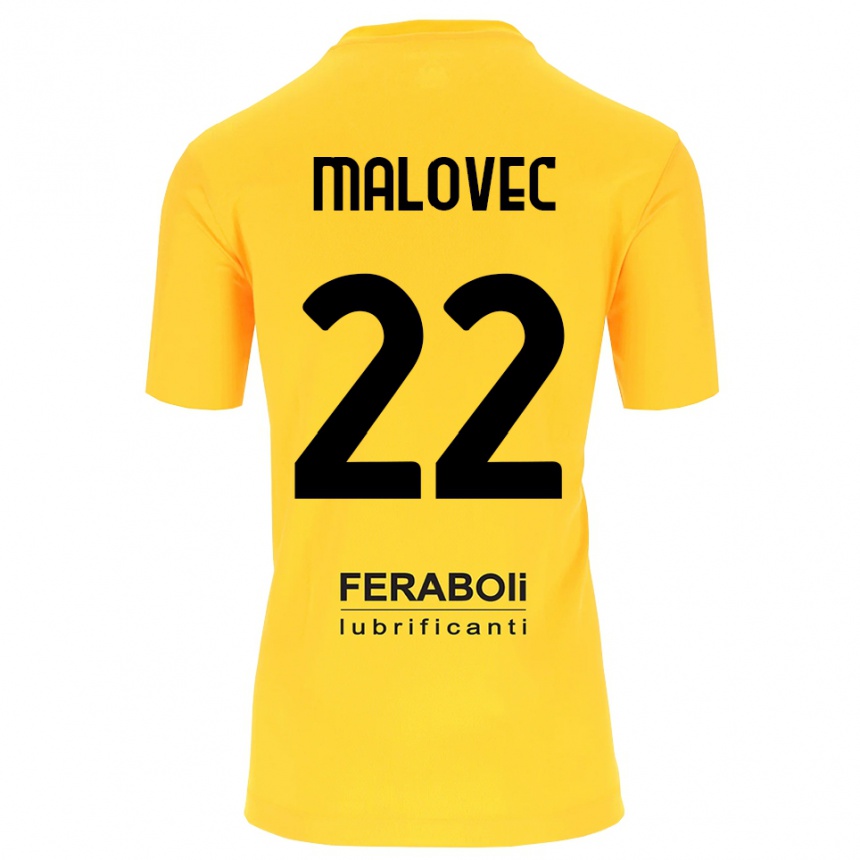 נשים כדורגל אדריאן מלובק #22 שחור צהוב חולצת שוער 2025/26