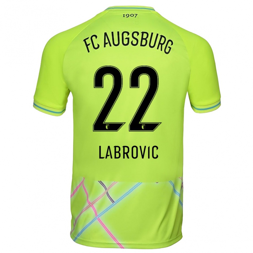 נשים כדורגל נדיליקו לברוביץ' #22 צהוב ירוק שחור חולצת שוער 2025/26