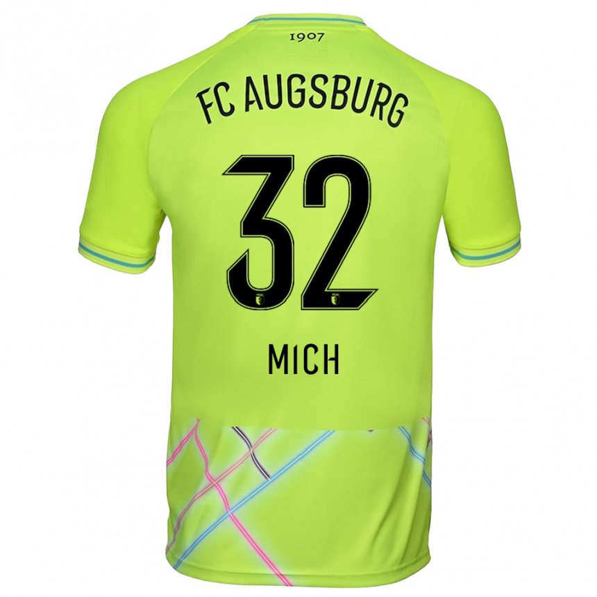 נשים כדורגל פביאן מיץ׳ #32 צהוב ירוק שחור חולצת שוער 2025/26