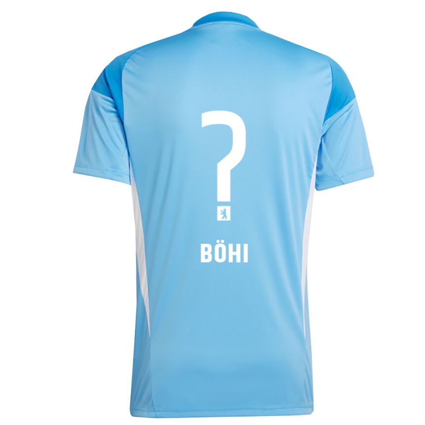 נשים כדורגל Nadine Böhi #0 שחור כחול חולצת שוער 2025/26