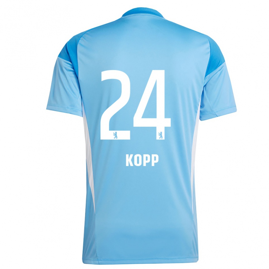 נשים כדורגל Marvin Kopp #24 שחור כחול חולצת שוער 2025/26