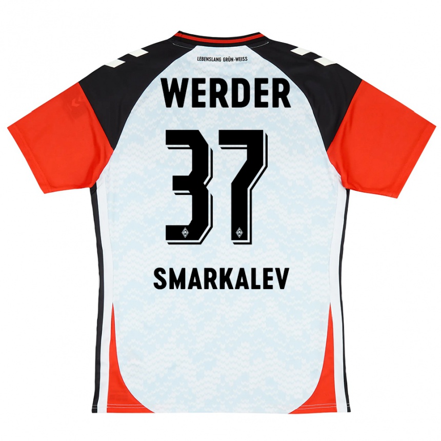 נשים כדורגל Stefan Smarkalev #37 צהוב אדום שחור חולצת שוער 2025/26