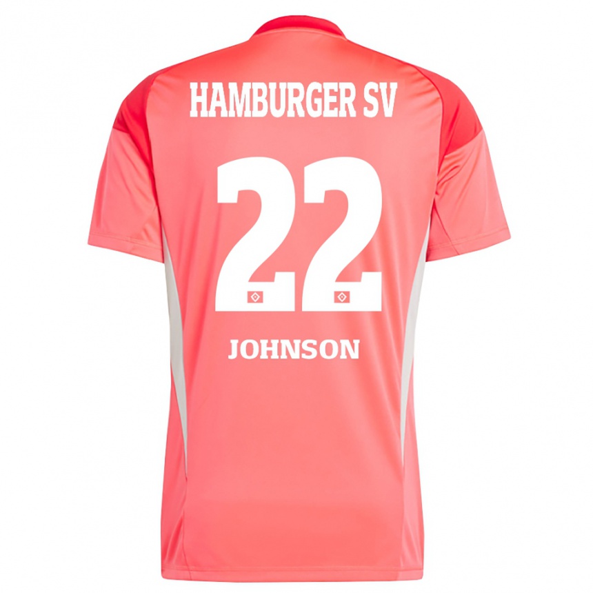 נשים כדורגל עמנואל ג'ונסון #22 כתום אדום חולצת שוער 2025/26