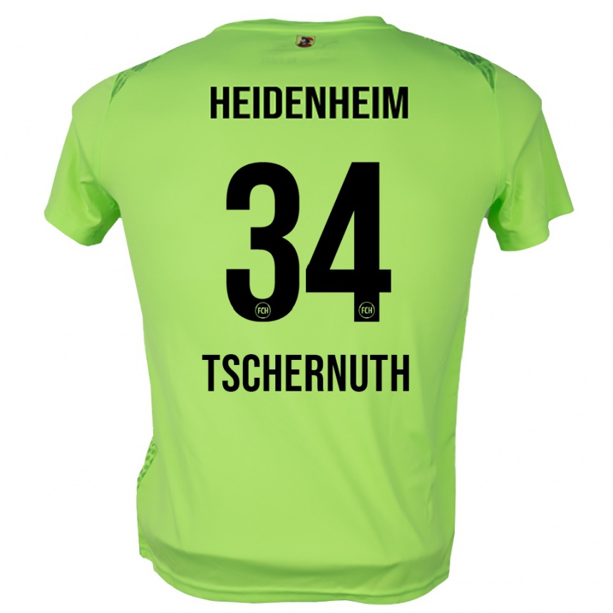 נשים כדורגל פול צ׳רנות' #34 ירוק בהיר חולצת שוער 2025/26