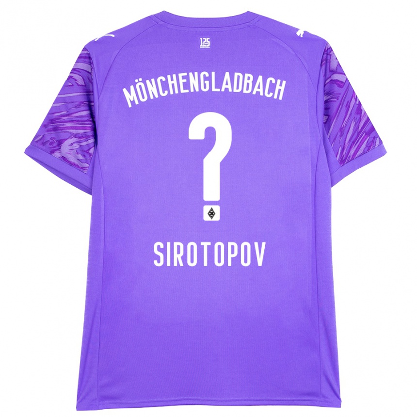 נשים כדורגל Artem Sirotopov #0 לבן לילך חולצת שוער 2025/26