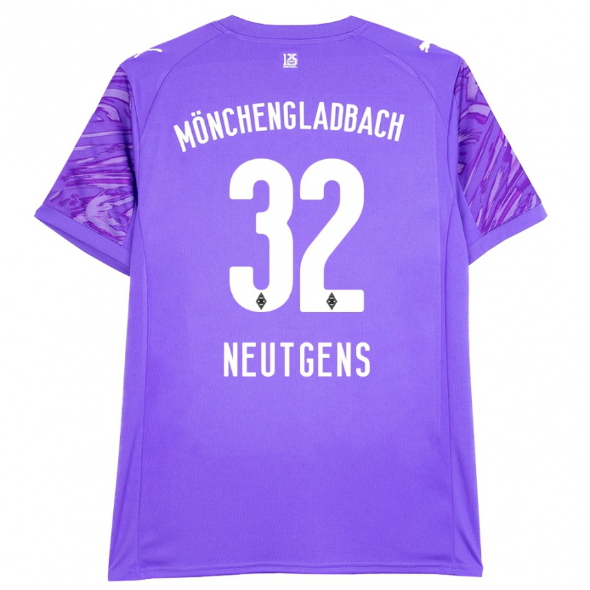 נשים כדורגל מקסימיליאן נויטגנס #32 לבן לילך חולצת שוער 2025/26