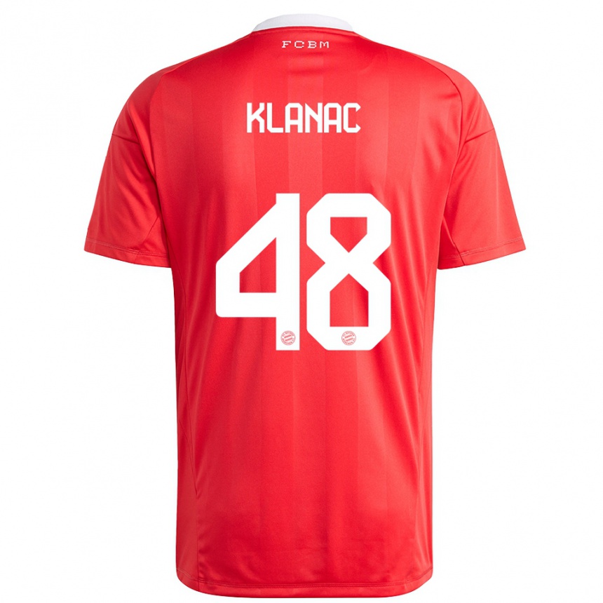 נשים כדורגל לאון קלנץ #48 לבן אדום חולצת שוער 2025/26