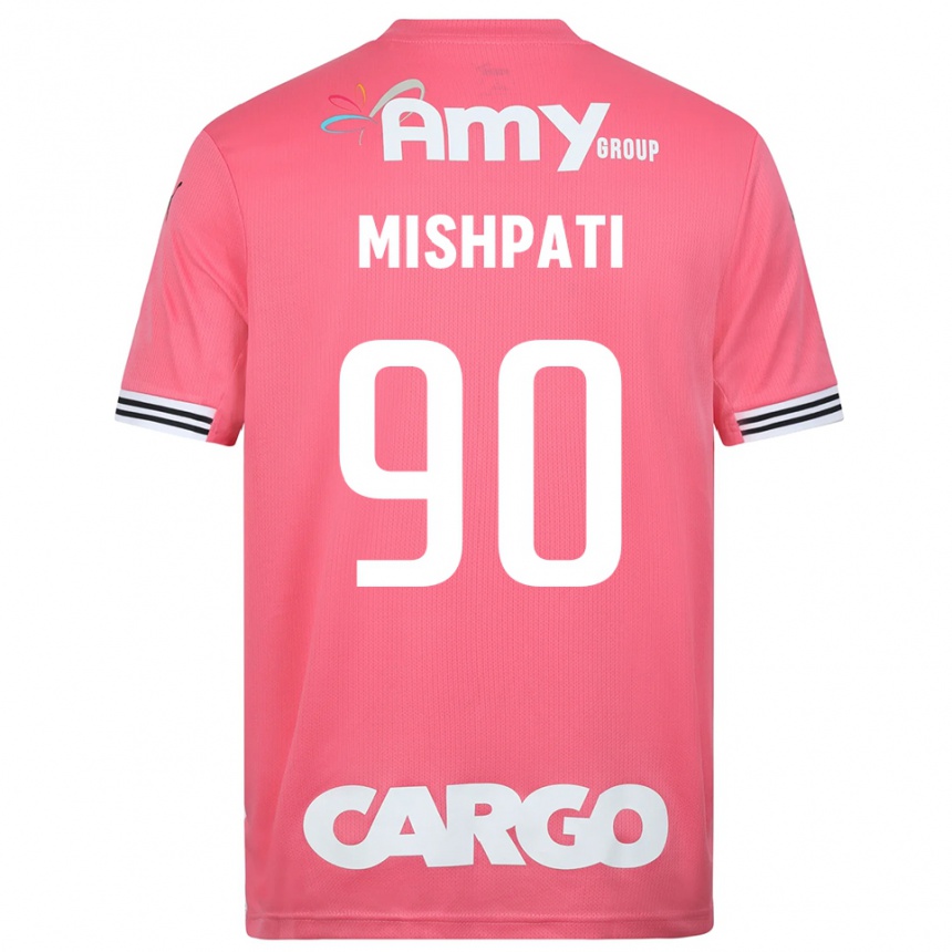 נשים כדורגל רועי משפתי #90 לבן ורוד חולצת שוער 2025/26