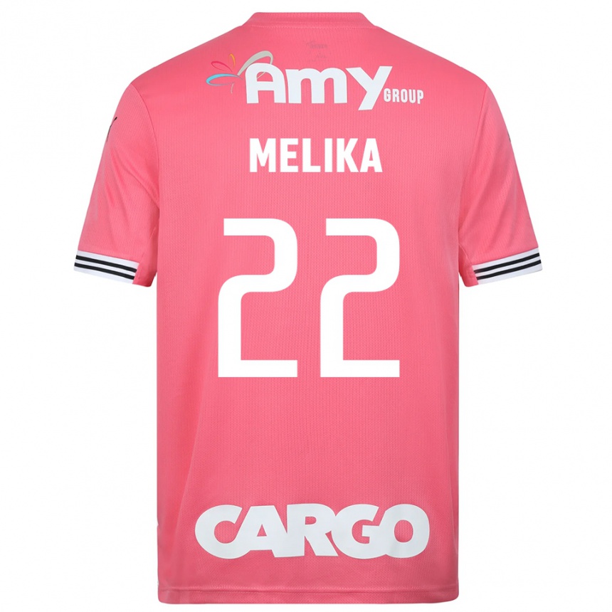 נשים כדורגל אופק מליקה #22 לבן ורוד חולצת שוער 2025/26