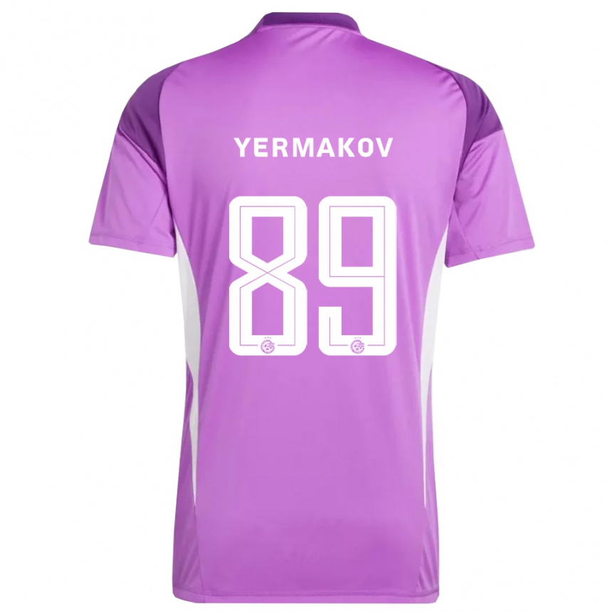 נשים כדורגל גאורגי ירמקוב #89 סגול לילך חולצת שוער 2025/26