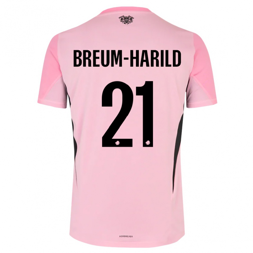 נשים כדורגל טוביאס ברום-הרילד #21 שחור ורוד חולצת שוער 2025/26