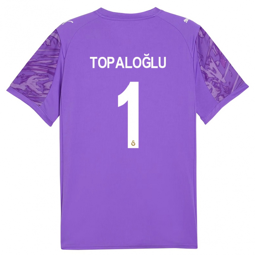 נשים כדורגל Eren Topaloğlu #1 לבן סגול חולצת שוער 2025/26