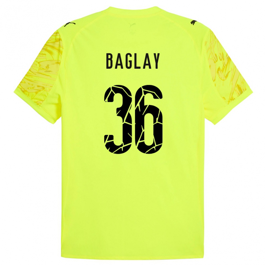 נשים כדורגל Rostyslav Baglay #36 ירוק צהוב חולצת שוער 2025/26