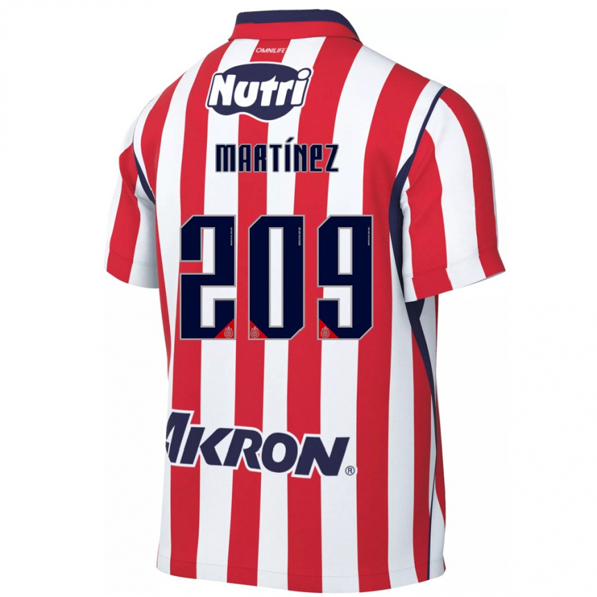 ילדים כדורגל Iván Martínez #209 אדום לבן ג'רזי ביתית 2026/27