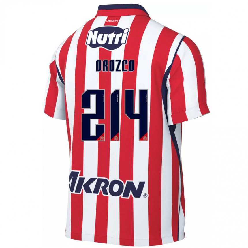 ילדים כדורגל Yohan Orozco #214 אדום לבן ג'רזי ביתית 2026/27