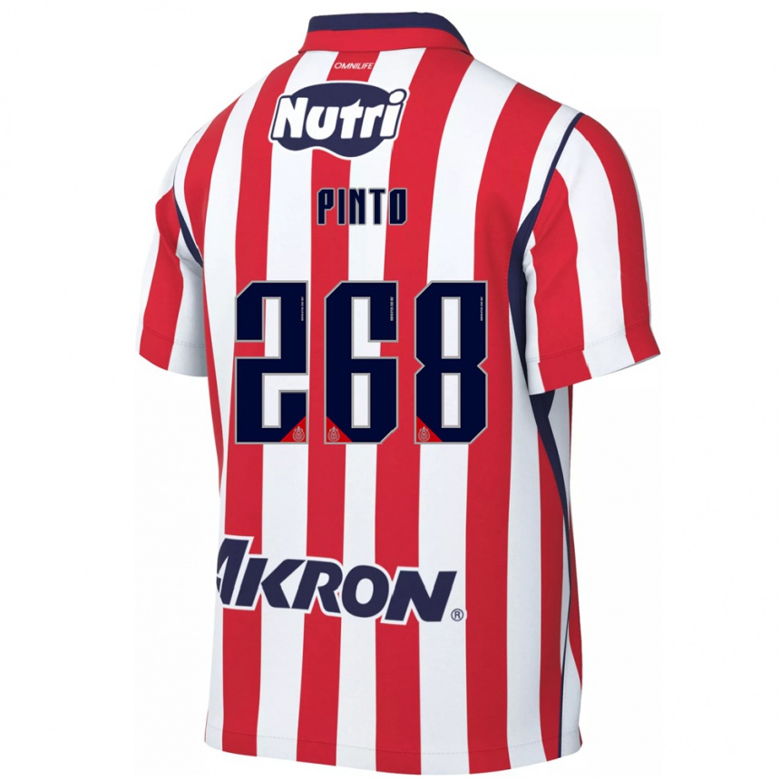ילדים כדורגל Rigo Pinto #268 אדום לבן ג'רזי ביתית 2026/27