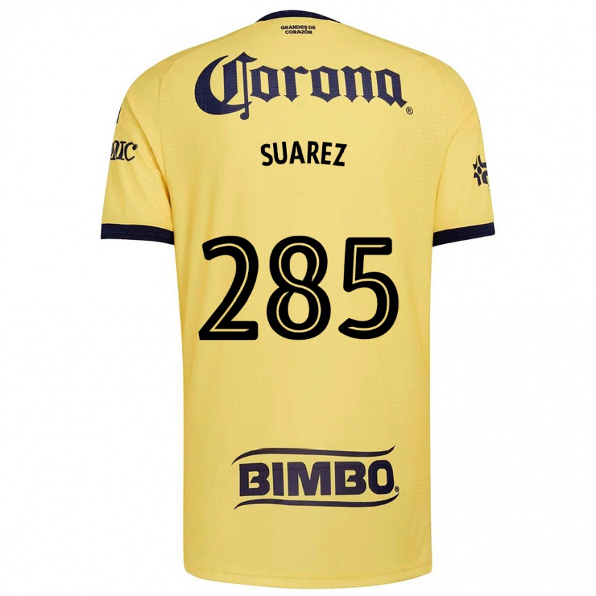 ילדים כדורגל Irwin Suarez #285 צהוב אדום שחור ג'רזי ביתית 2026/27 ילדים כדורגל Irwin Suarez #285 צהוב אדום שחור ג'רזי ביתית 2026/27