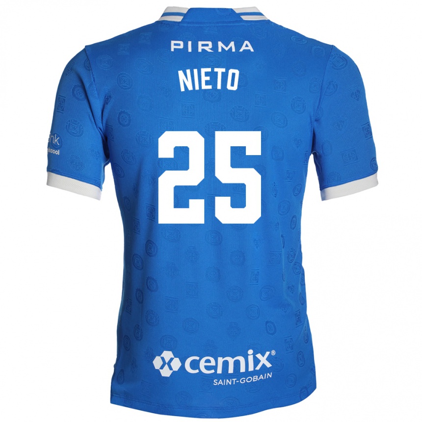 ילדים כדורגל נאצידיאלי נייטו #25 כחול לבן אדום ג'רזי ביתית 2026/27 ילדים כדורגל נאצידיאלי נייטו #25 כחול לבן אדום ג'רזי ביתית 2026/27
