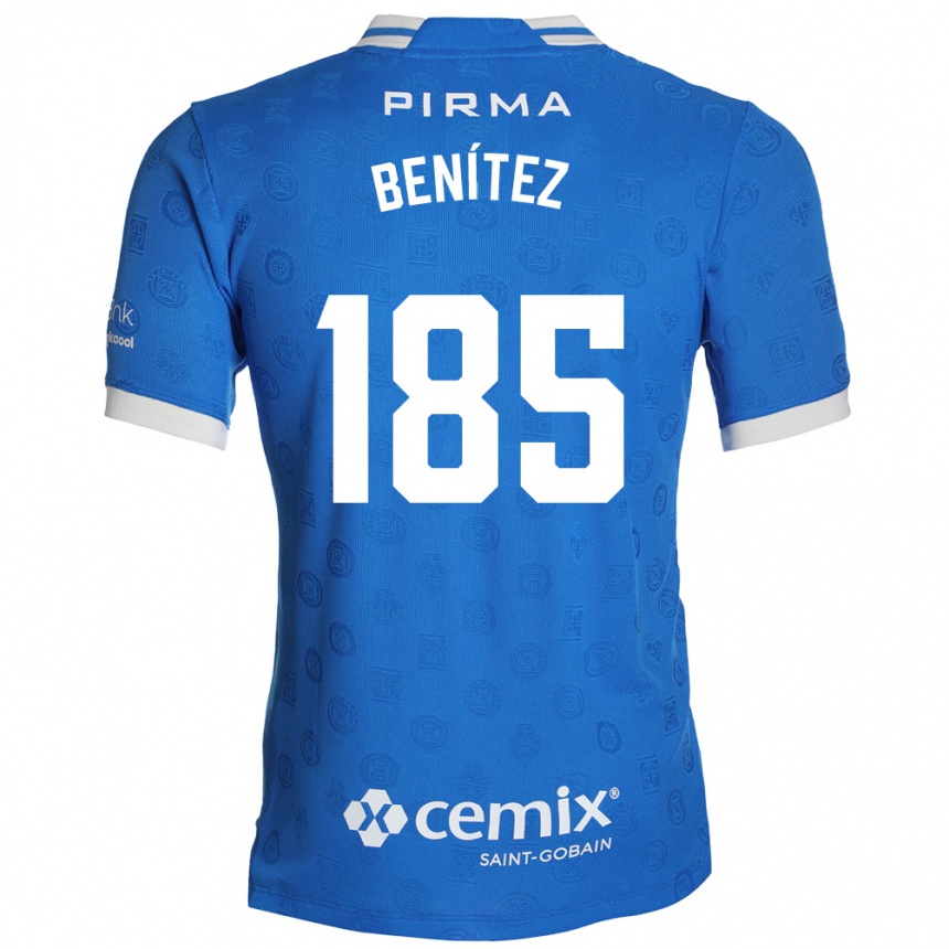 ילדים כדורגל Cristopher Benítez #185 כחול לבן אדום ג'רזי ביתית 2026/27