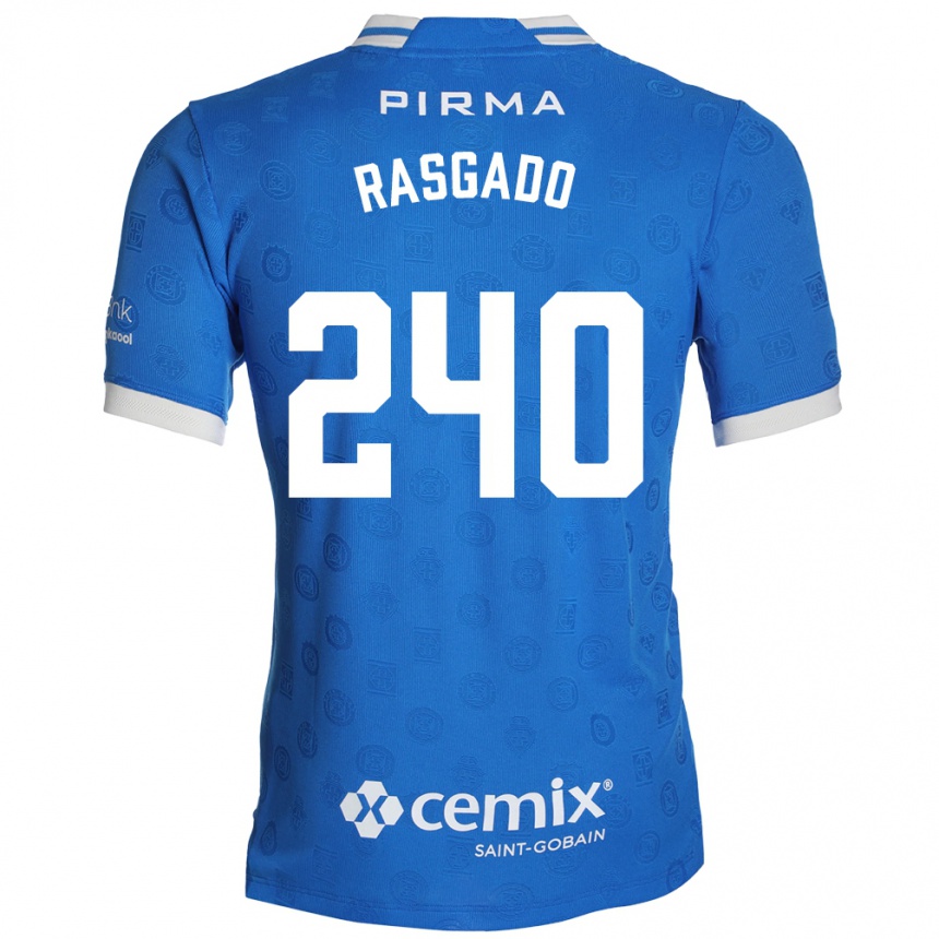 ילדים כדורגל Patricio Rasgado #240 כחול לבן אדום ג'רזי ביתית 2026/27