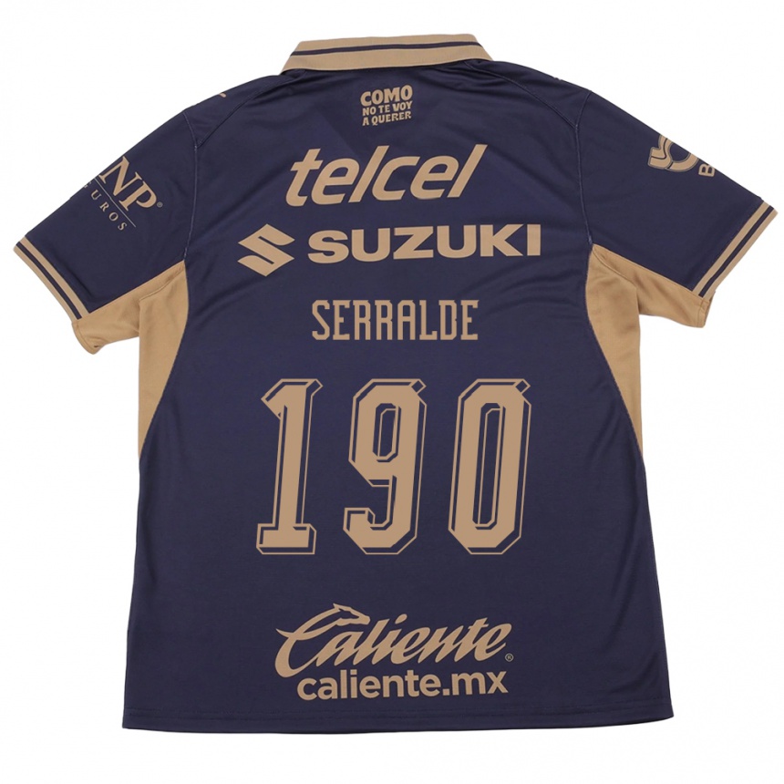 ילדים כדורגל Gerardo Serralde #190 סגול חום ג'רזי ביתית 2026/27 ילדים כדורגל Gerardo Serralde #190 סגול חום ג'רזי ביתית 2026/27