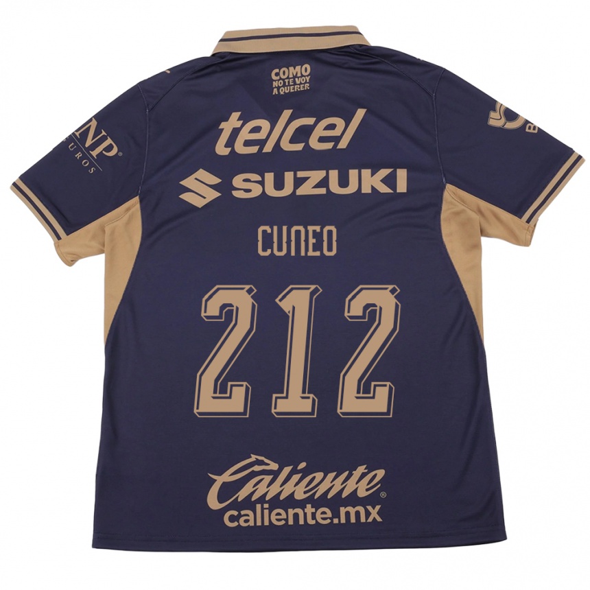 ילדים כדורגל Kevin Cuneo #212 סגול חום ג'רזי ביתית 2026/27