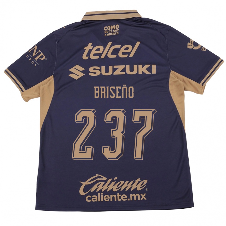 ילדים כדורגל Juan Briseño #237 סגול חום ג'רזי ביתית 2026/27