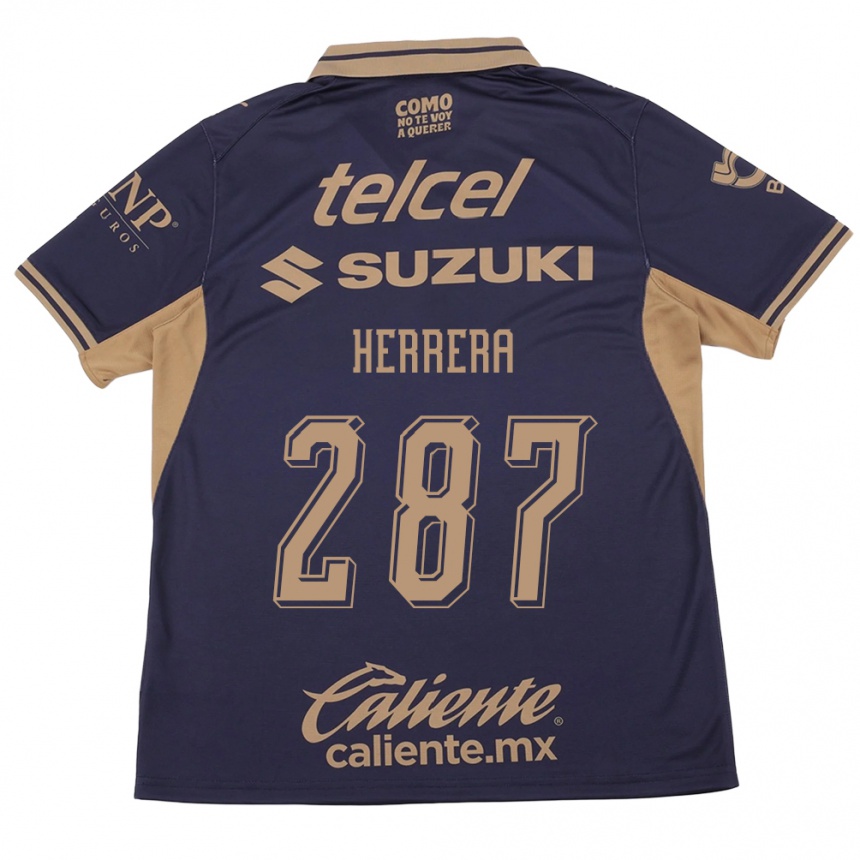 ילדים כדורגל Sebastián Herrera #287 סגול חום ג'רזי ביתית 2026/27