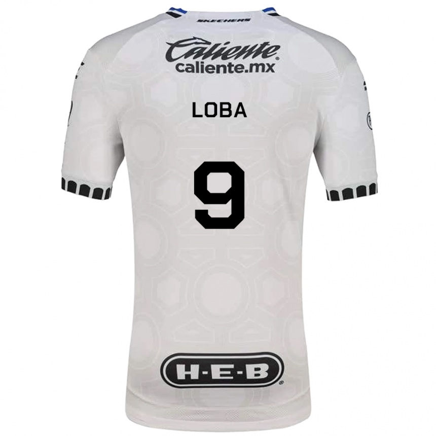 ילדים כדורגל Aké Loba #9 לבן שחור כחול ג'רזי ביתית 2026/27 ילדים כדורגל Aké Loba #9 לבן שחור כחול ג'רזי ביתית 2026/27