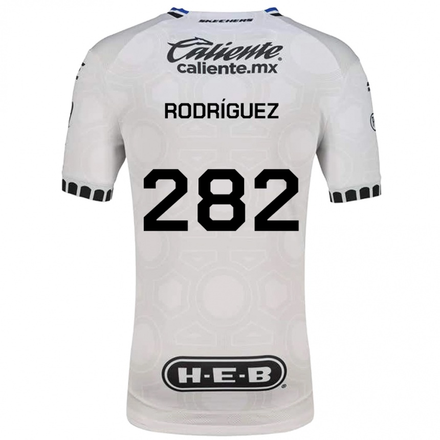 ילדים כדורגל Aldo Rodríguez #282 לבן שחור כחול ג'רזי ביתית 2026/27