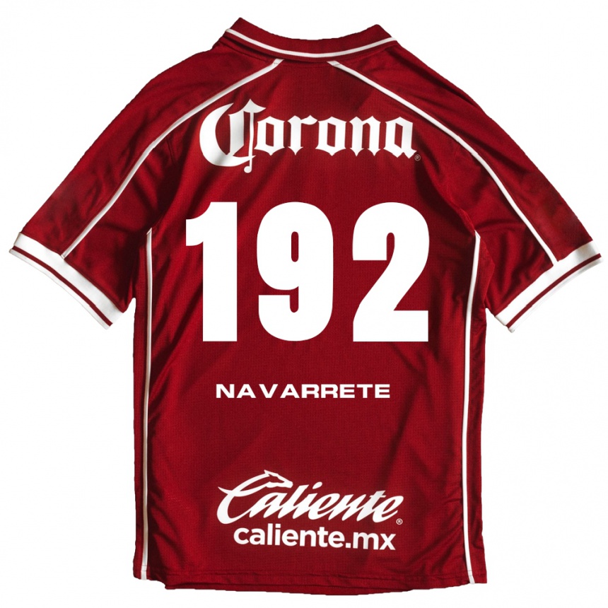 ילדים כדורגל Luis Navarrete #192 לבן אדום ג'רזי ביתית 2026/27 ילדים כדורגל Luis Navarrete #192 לבן אדום ג'רזי ביתית 2026/27
