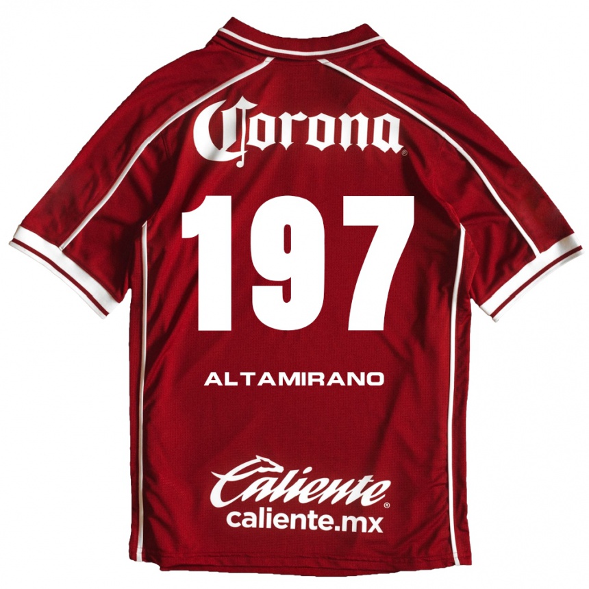 ילדים כדורגל Óscar Altamirano #197 לבן אדום ג'רזי ביתית 2026/27