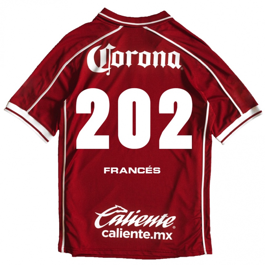 ילדים כדורגל Lenin Francés #202 לבן אדום ג'רזי ביתית 2026/27