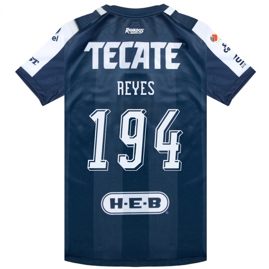 ילדים כדורגל Cristian Reyes #194 כחול דיו לבן אדום ג'רזי ביתית 2026/27