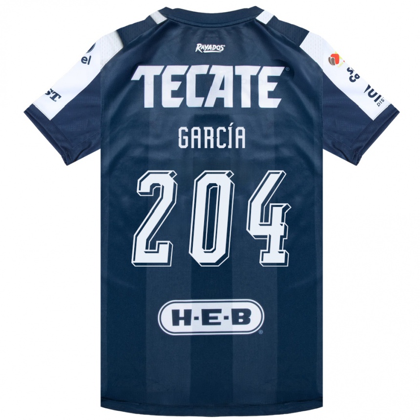 ילדים כדורגל Diego García #204 כחול דיו לבן אדום ג'רזי ביתית 2026/27