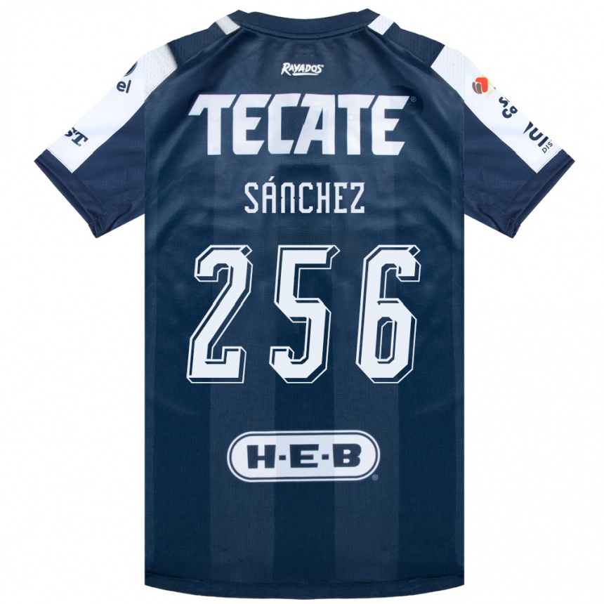ילדים כדורגל Adán Sánchez #256 כחול דיו לבן אדום ג'רזי ביתית 2026/27