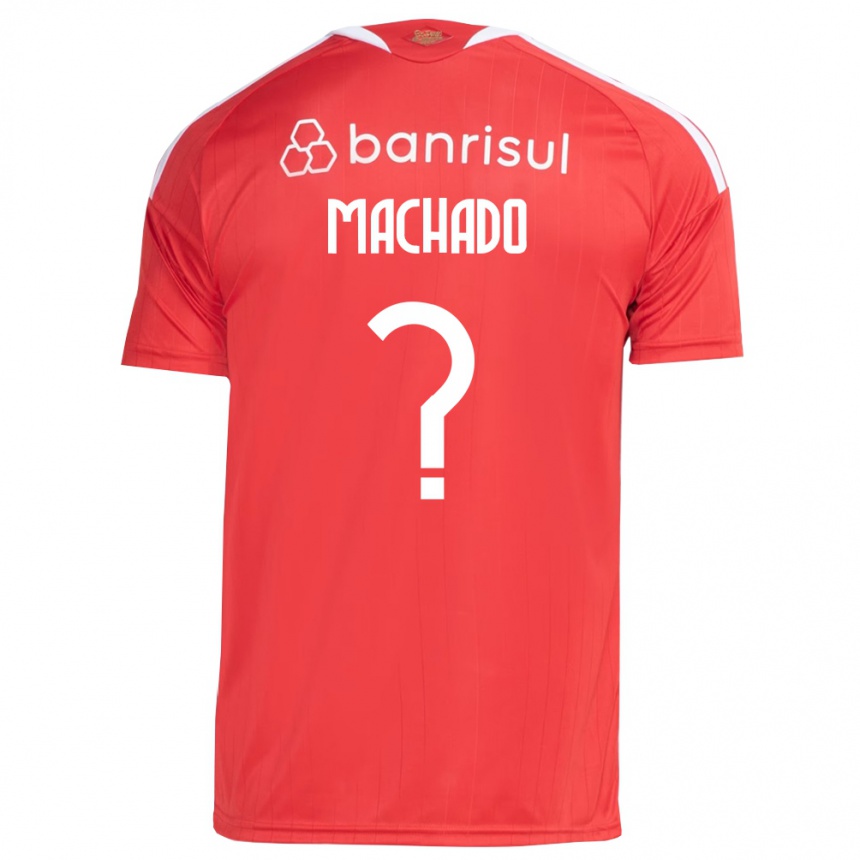 ילדים כדורגל Édson Machado #0 אדום לבן ג'רזי ביתית 2026/27
