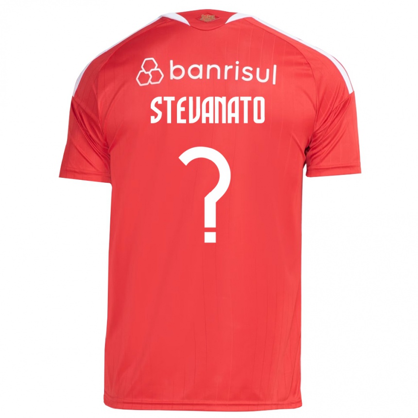 ילדים כדורגל Eduardo Stevanato #0 אדום לבן ג'רזי ביתית 2026/27