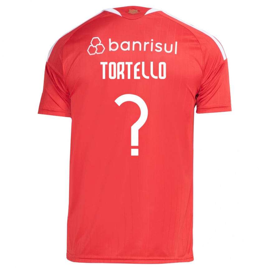 ילדים כדורגל Tortello #0 אדום לבן ג'רזי ביתית 2026/27