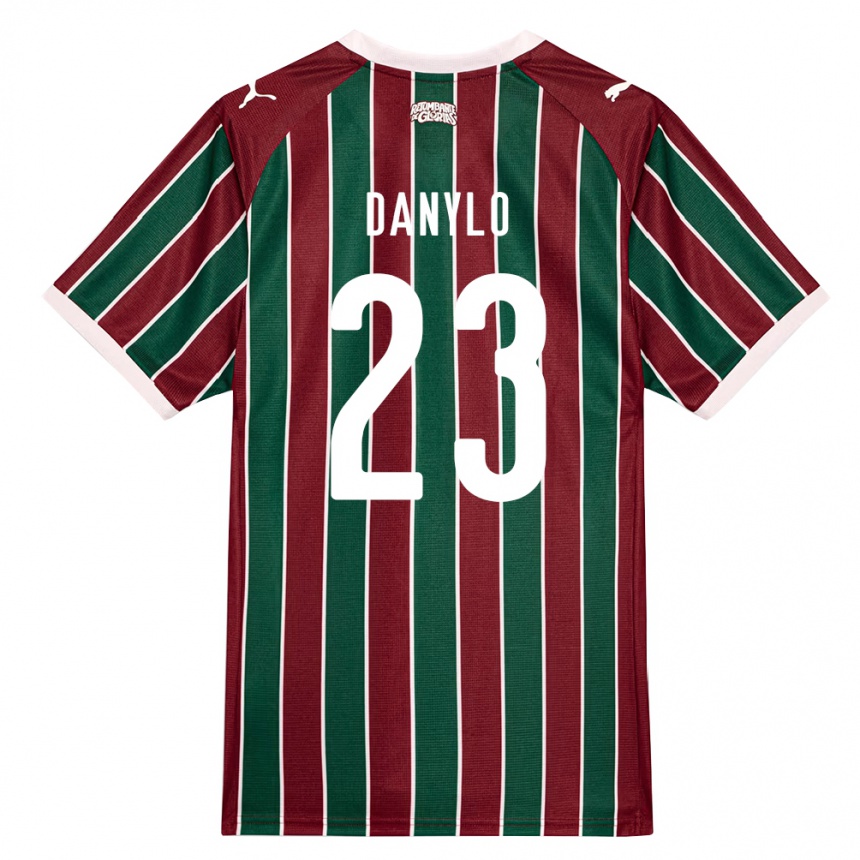 ילדים כדורגל Danylo #23 ירוק בורדו לבן ג'רזי ביתית 2026/27