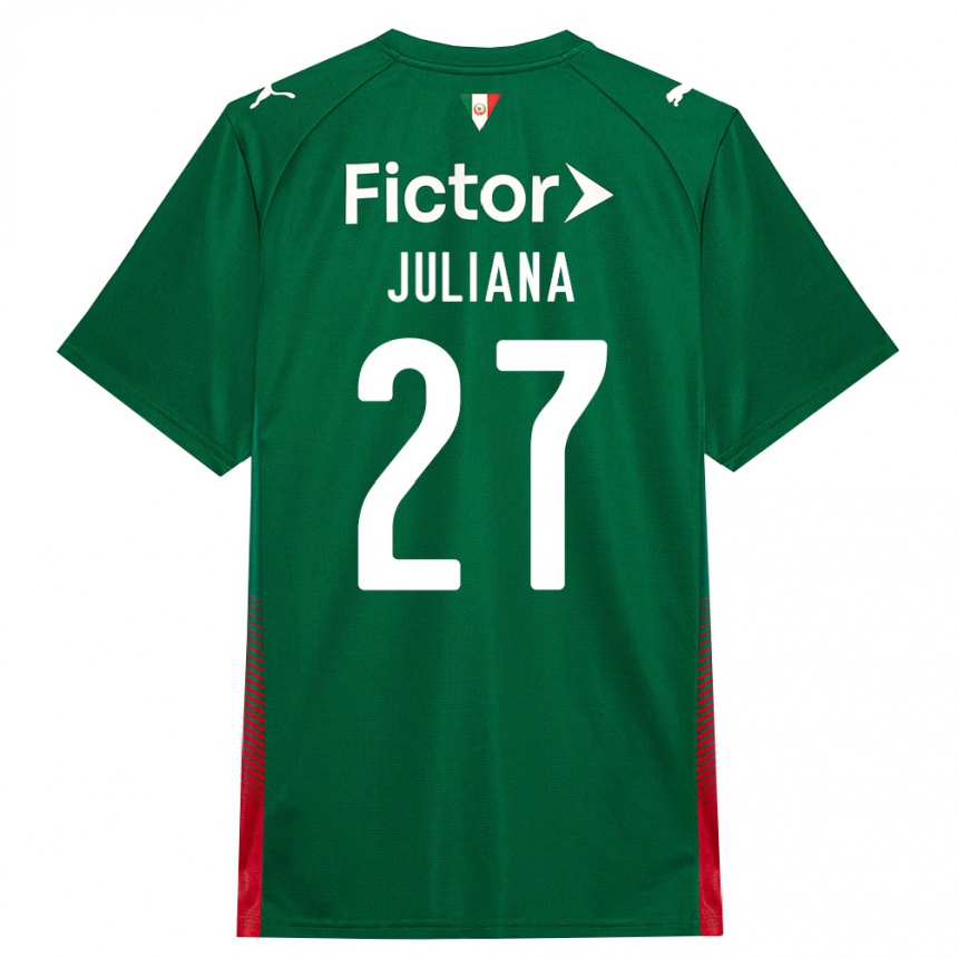 ילדים כדורגל Juliana #27 ירוק אדום לבן ג'רזי ביתית 2026/27